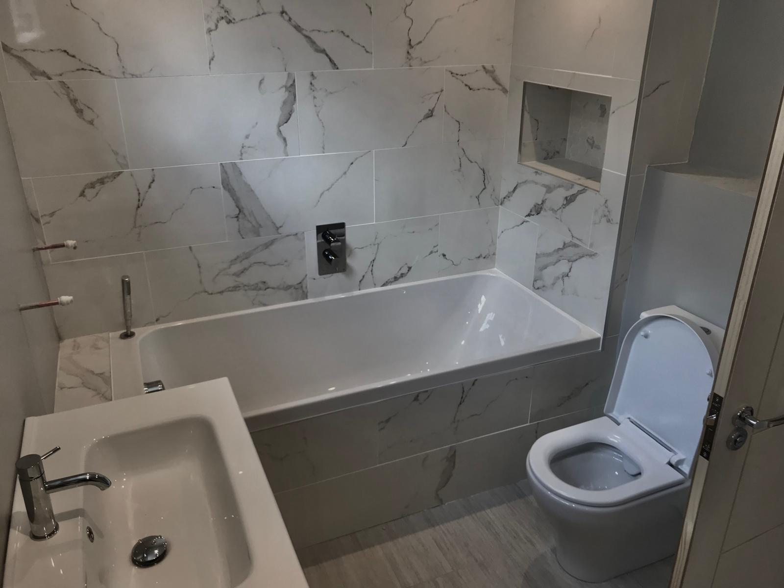 Bathrooms project showcase by JRG Build
